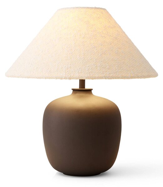 Menu Torso LED da tavolo, marrone/bianco, 37cm