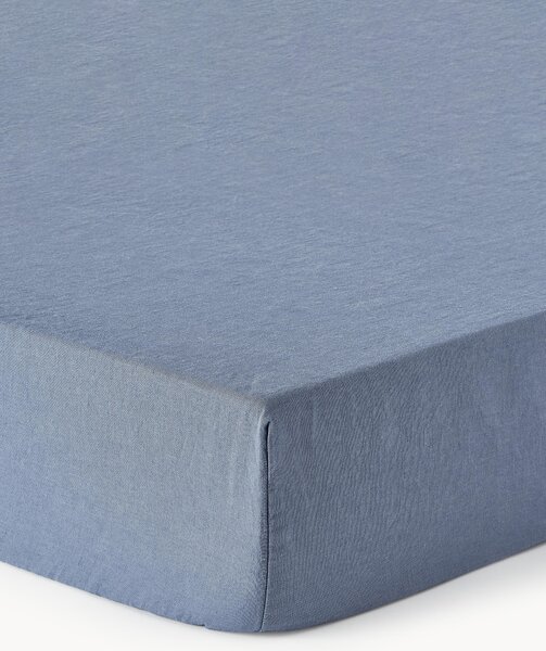 Lenzuolo con angoli topper in lino lavato Airy