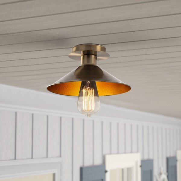 Plafoniera color bronzo con paralume in metallo ø 24 cm Berceste – Opviq lights