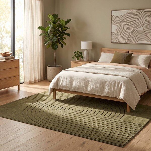 Tappeto verde 160x230 cm Solace – ESTE