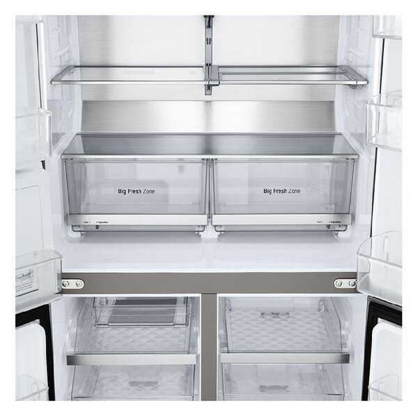 Lg Frigorifero Americano Side by Side Capacit 638 Litri Classe energetica E Raffreddamento Total No Fost colore Acciaio inox - GMG960MBEE