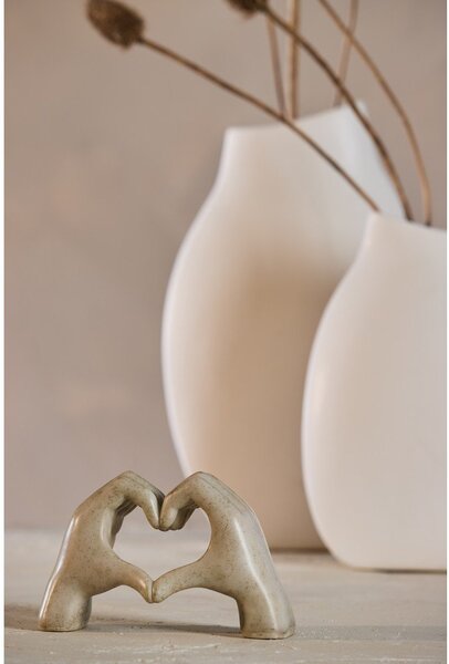Statuetta in poliresina (altezza totale 15 cm) Hands – Light & Living
