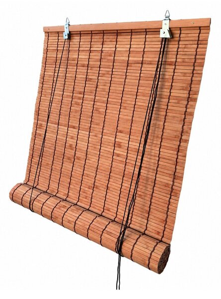 Tenda a pacchetto arancione in bambù 150x160 cm Zeva – Gardinia