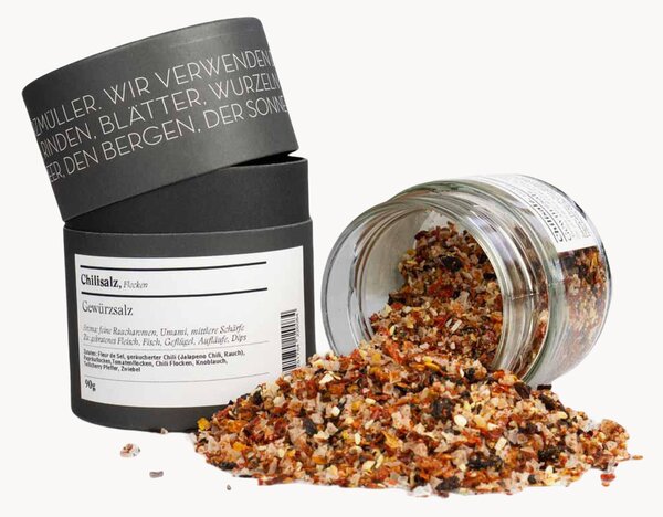 Set sale e pepe Chilli Salt Flocken 2 pz