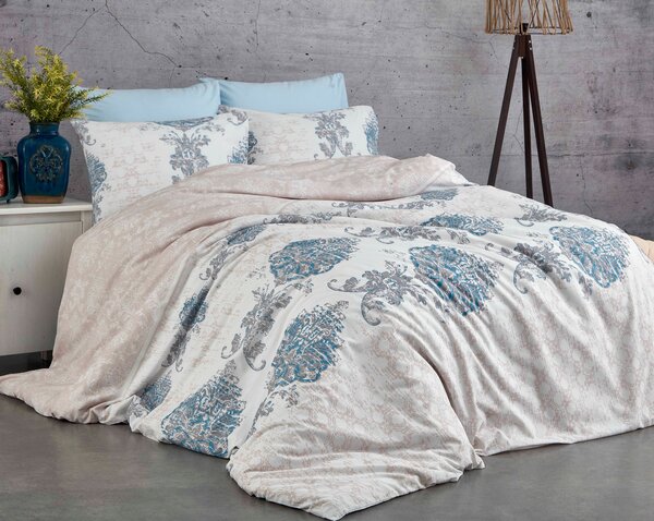 L'Essentiel Linge de Maison, Adal- PRL6241, blu, piumino, 100% cotone ranforce