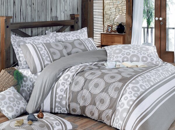 L'Essentiel Linge de Maison, Adal- PRL6840, marrone, piumino, 100% cotone ranforce