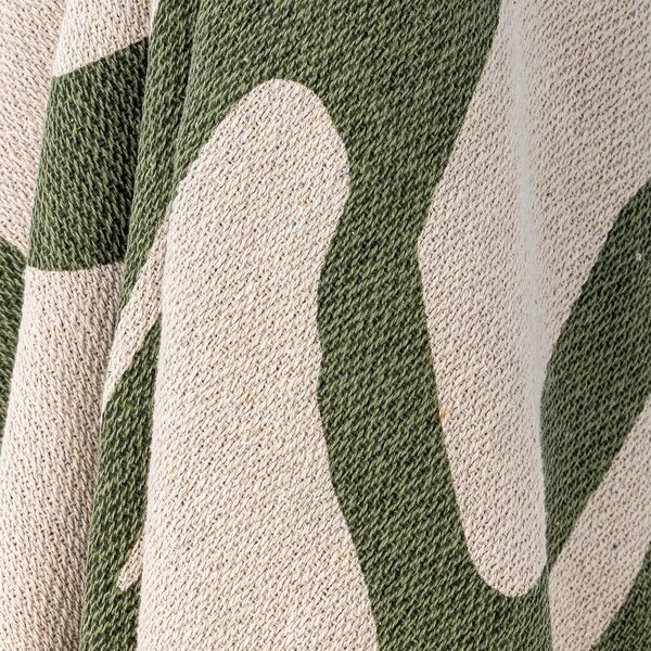 Coperta verde in misto cotone 130x160 cm Dalmine – Bloomingville