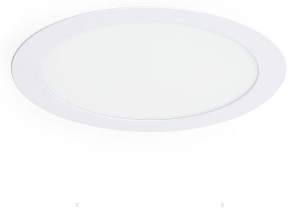Faretto LED da incasso piatto 20W rotondo SuperSlim Ø205mm 4000K bianco neutro