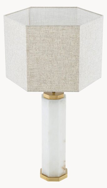 Lampada da tavolo in alabastro Newman