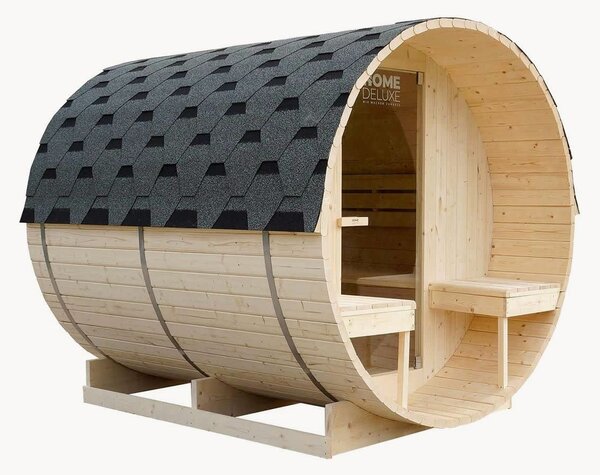 Sauna a botte da esterno Lahti Deluxe