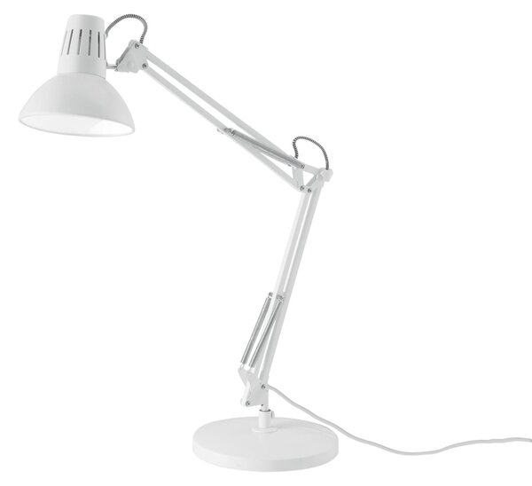 Lampada da tavolo regolabile ARTIFEX in metallo bianco