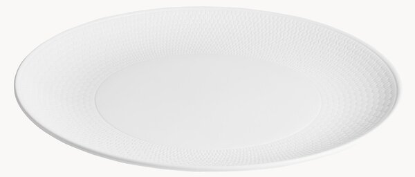 Piatto in Fine Bone China Intaglio