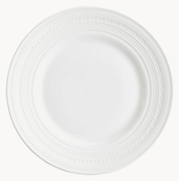 Piatto in Fine Bone China Intaglio