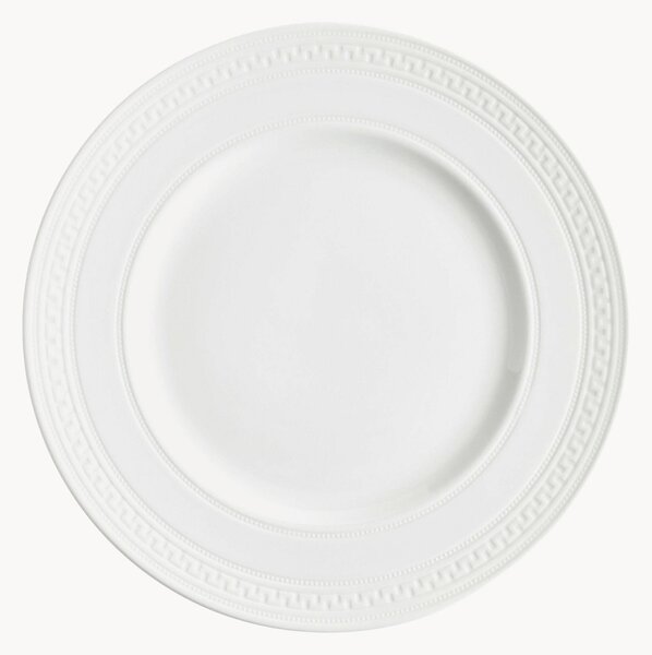 Piatto in Fine Bone China Intaglio