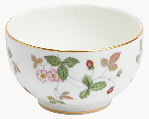 Ciotola snack in Fine Bone China Wild Strawberry