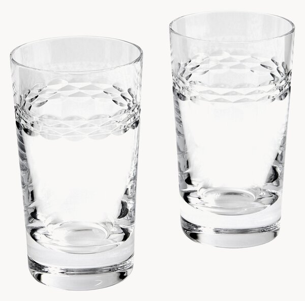 Set di 2 bicchieri da long drink in cristallo Neo