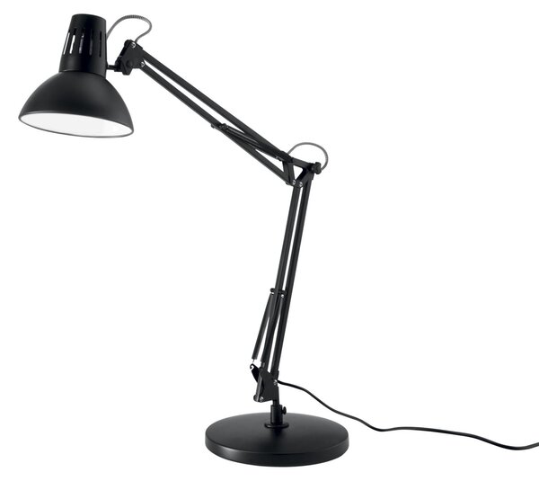 Lampada da tavolo regolabile ARTIFEX in metallo nero