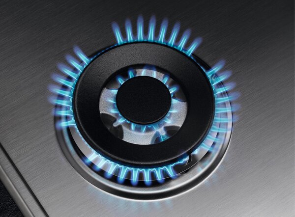 Aeg HGB75400SM Piano Cottura 5 Fuochi a Gas 75 cm (1 Bruciatore Wok) colore Inox