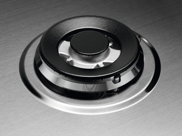 Aeg HGB75400SM Piano Cottura 5 Fuochi a Gas 75 cm (1 Bruciatore Wok) colore Inox