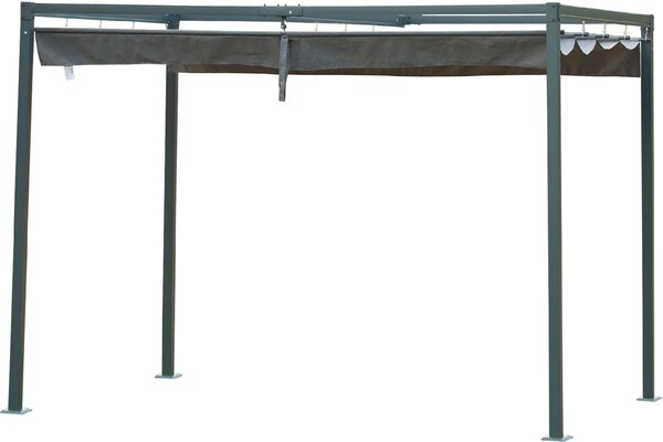 VivaGarden Pergola da Esterno in Metallo/Poliestere Dimensioni 298x213x221 cm colore Antracite