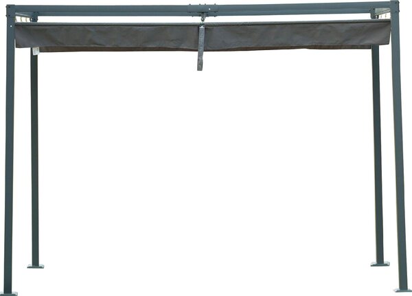 VivaGarden Pergola da Esterno in Metallo/Poliestere Dimensioni 298x213x221 cm colore Antracite