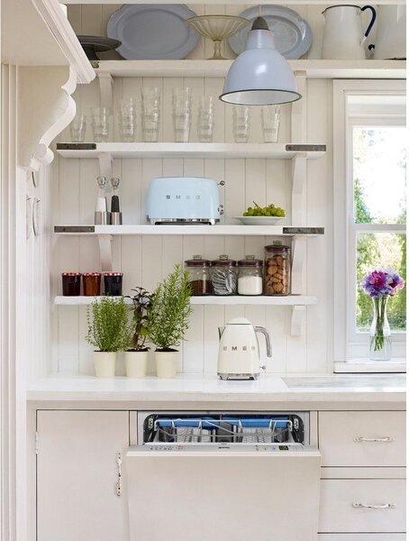 Bollitore bianco cremoso 50's Retro Style - SMEG