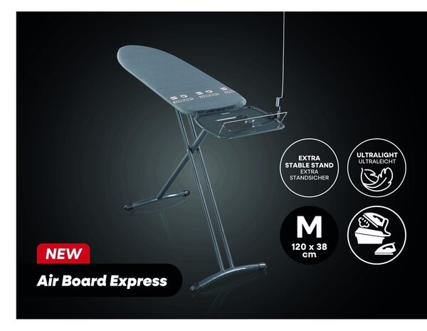 Asse da stiro 120x38 cm Air Board Express M – LEIFHEIT