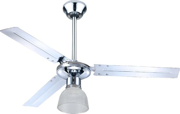 Zephir Ventilatore da Soffitto con Luce e Telecomando 3 Pale 120 cm Lampadario 3 Velocit - ZFR3121X