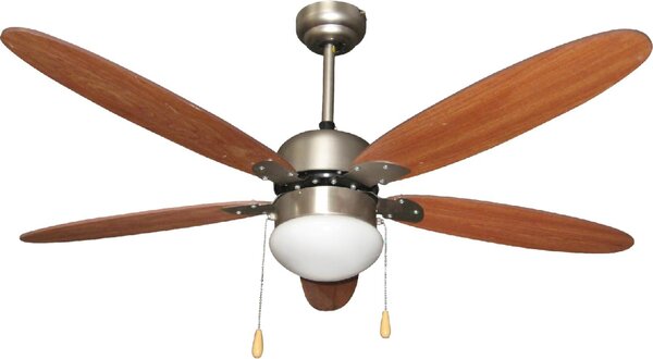 Zephir Ventilatore da Soffitto con Luce Lampadario Ventilatore 5 Pale Diametro 124 cm 3 Velocit - ZFS9110M