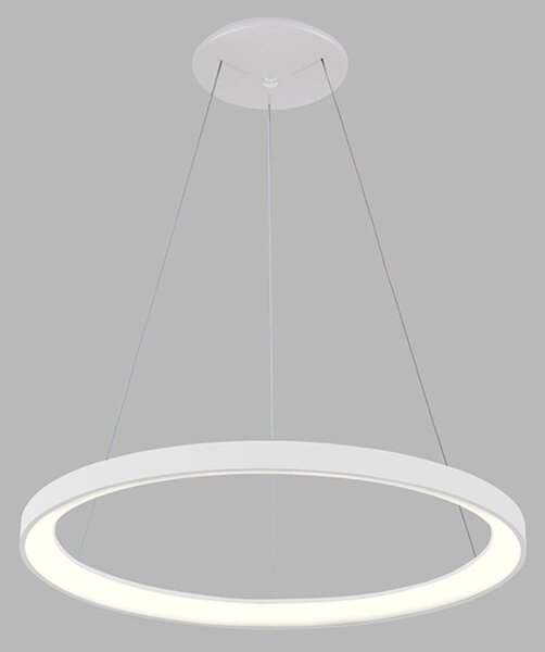 Lampadario LED dimmerabile BELLA SLIM P-Z CRI90, variante: bianco, Ø 780 mm, 60 W, 3000/4000 K, TRIAC