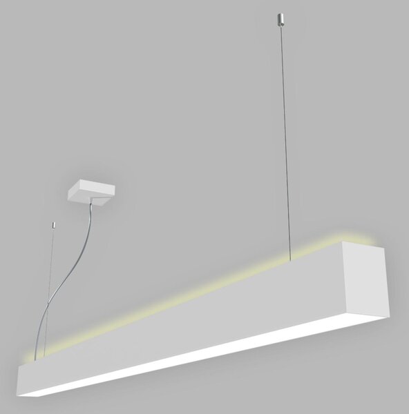 Apparecchio LED a sospensione LINO II P/N-Z CRI90 aura, Variante: LINO II P/N-Z, 1500 mm, 37-49 W, 5180-6860 lm, bianco, 3CCT