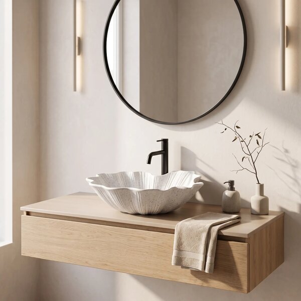 Lavabo da appoggio Rea Flower