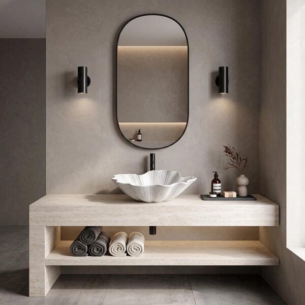 Lavabo da appoggio Rea Flower