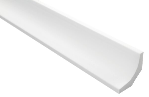 Modanature da soffitto Marbet in polistirolo XPS - Modanature in stucco di alta qualità, leggere e robuste, dal design moderno - (Confezione risparmio da 30 metri E-11 - 35x35 mm) Modanature angolari