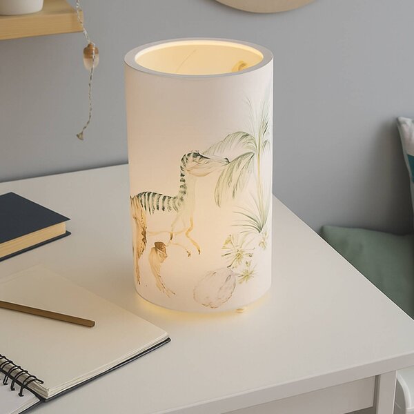 Elobra Lampada da tavolo Jurassic, dimmerabile, Cameretta, Plastica, Lampada da tavolo