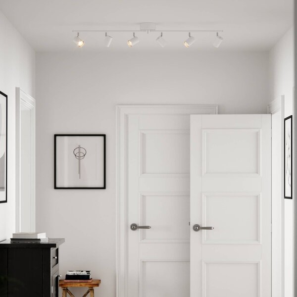 By Rydéns Faretto a soffitto Correct, dimmerabile, Bianco / Opale, Soggiorno / Sala da pranzo, Metallo, Moderno, Plafoniera