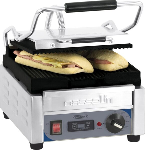 Padella per panini piccola Premium con scanalature - Scanalata con timer - CASSELIN