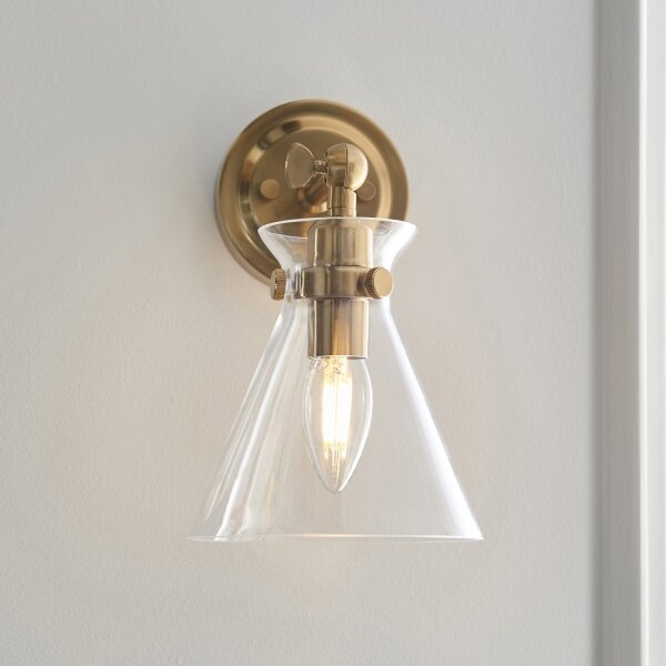 Endon 112861 - Faretto da parete HARLOW 1xE14/7W/230V finitura oro