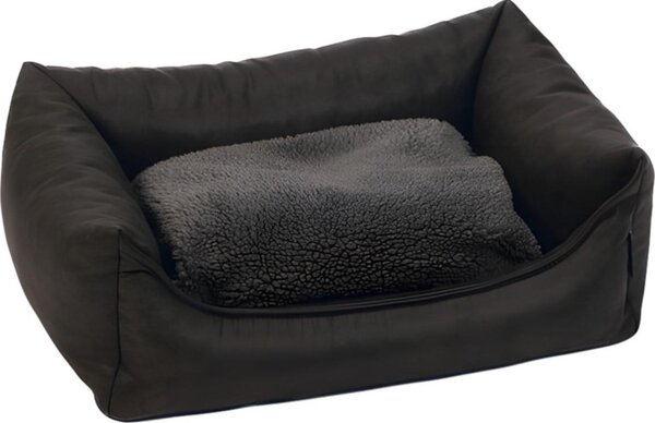 Beeztees Uma - Cuccia ortopedica per cani - Antracite - 60x40x20 cm