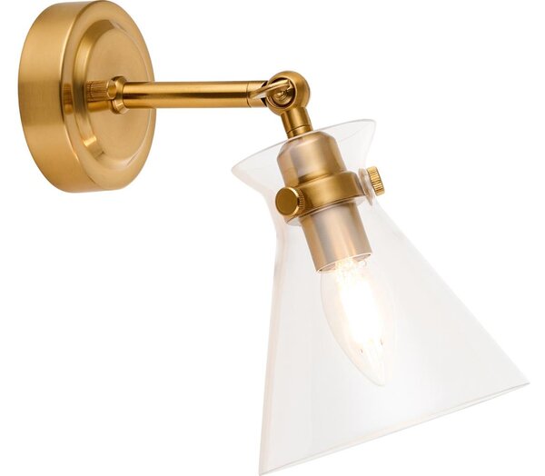 Endon 112861 - Faretto da parete HARLOW 1xE14/7W/230V finitura oro