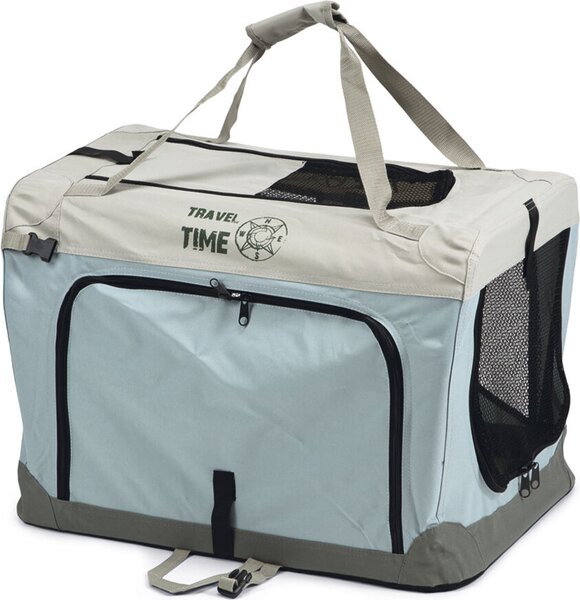 Beeztees Travel Time - Trasportino per cani - Nylon - 49x34x35 cm