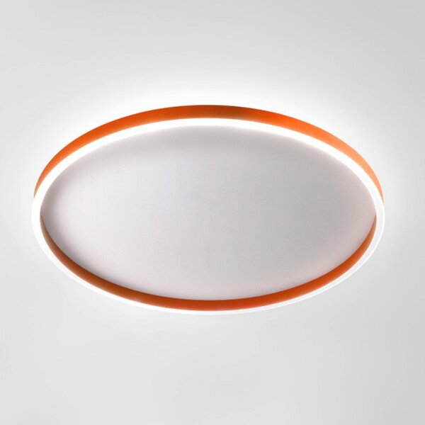 Plafoniera moderna gea luce aela pg faepa3 led arancio alluminio metacrilato - Gea Luce