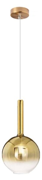 Sospensione vetro oro specchiato perenz lollipop 8554 or 6247 ob e27 led - Perenz