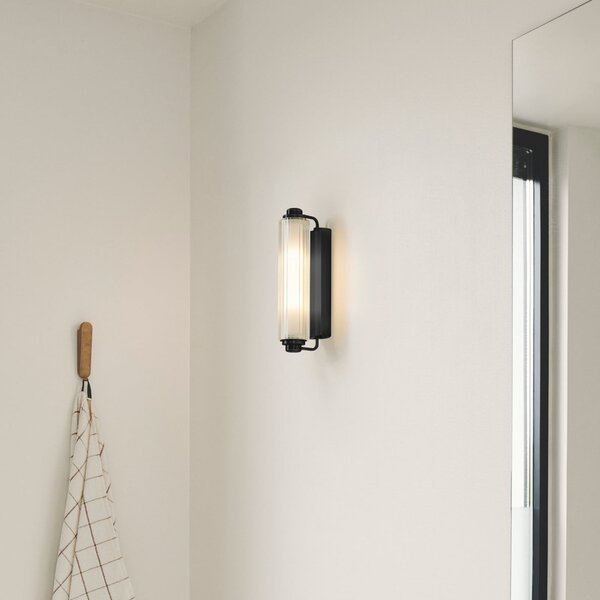 Applique da parete Nordlux, Nimal Double, dimmerabile, Nero, Bagno, Plastica