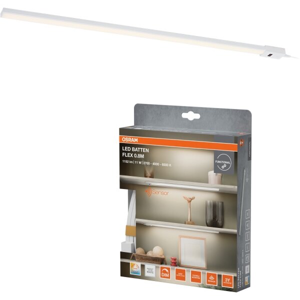 Osram - Plafoniera LED lineare dimmerabile con sensore BATTEN LED/11W/230V 2700/4000/6500K 81,7 cm