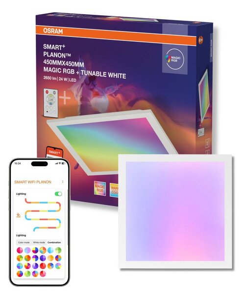 Osram - plafoniera dimmerabile LED RGBW SMART+ MAGIC LED/24W/230V 45x45 cm Wi-Fi