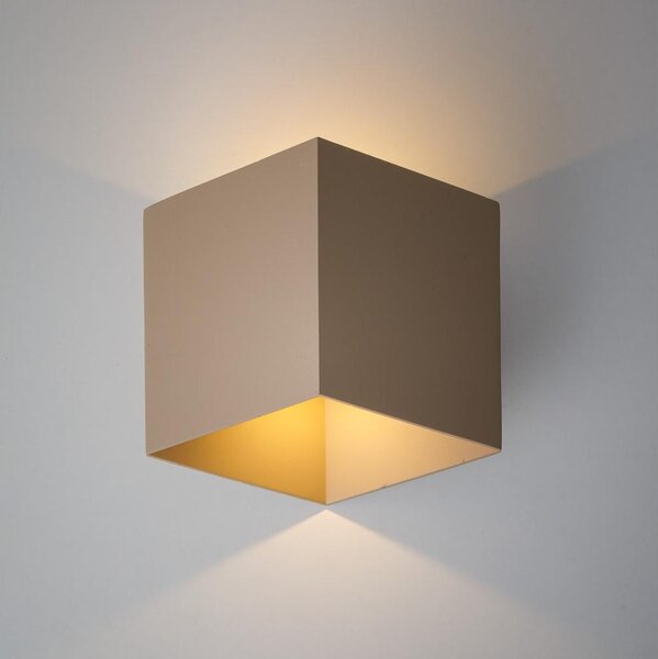 Applique LED da esterno CUBE LED/5W/230V IP54 beige