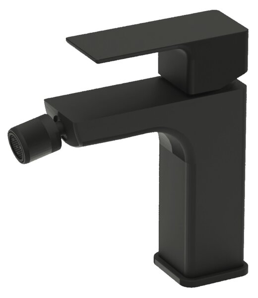 Rubinetto per bidet Lavita Aquila in nero opaco | Doccetta per bidet in ottone | Arredobagno di alta qualità per comfort e igiene | Acqua calda e fredda | Design elegante