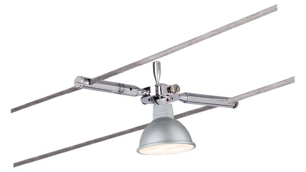 Paulmann 94147 - 1xGU5,3/10W Faretto per sistema a cavo TOGO 12V cromo