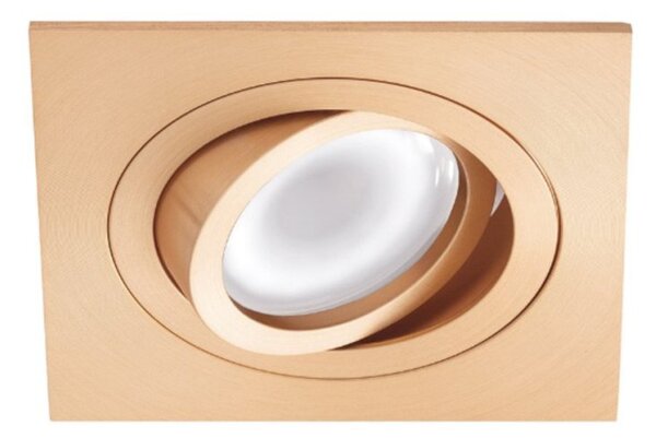 Faretto incasso gea led gfa043 gu10 led orientabile alluminio classico - Gea Led